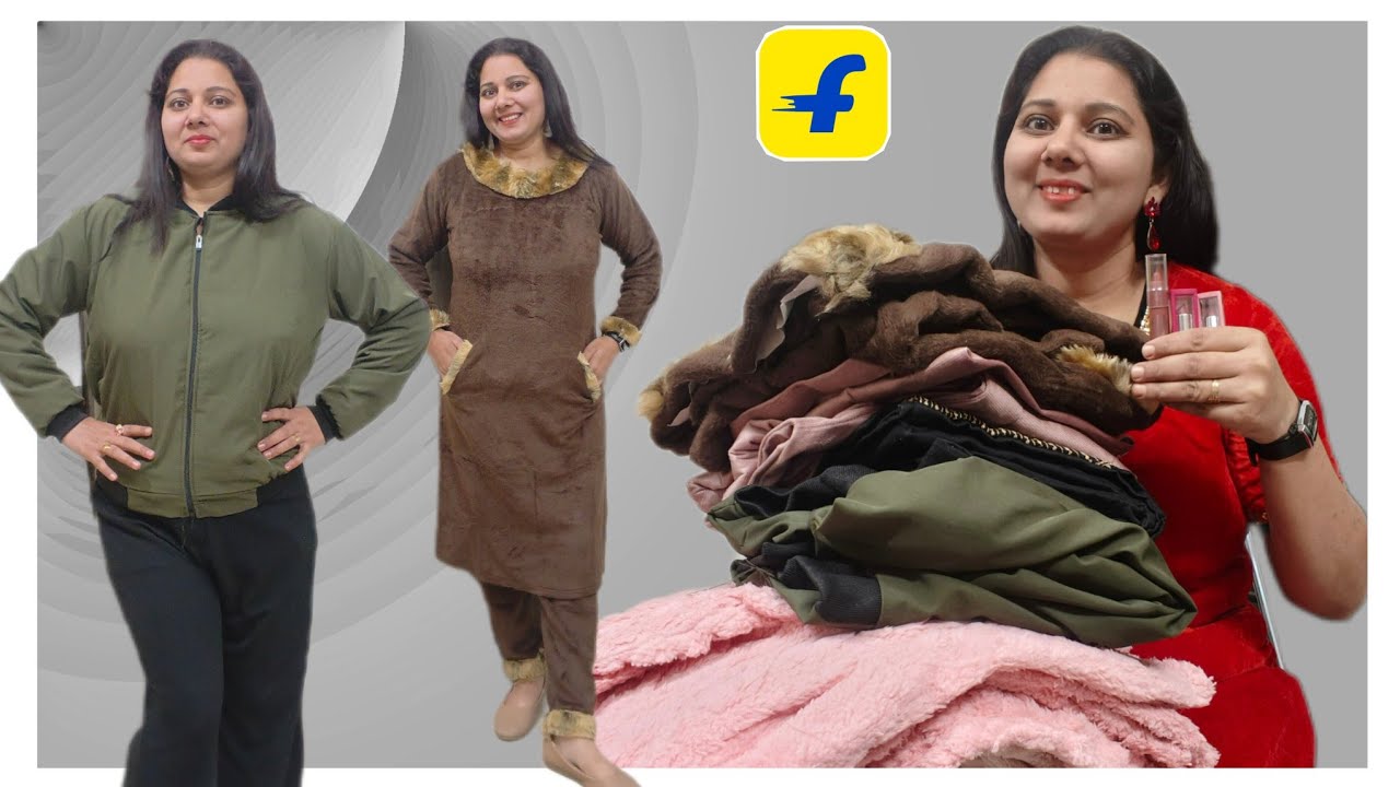 💄 Flipkart haul: Must Have Kurta sets, Jacket, Night Suits & Makeup Lipstics💄 
