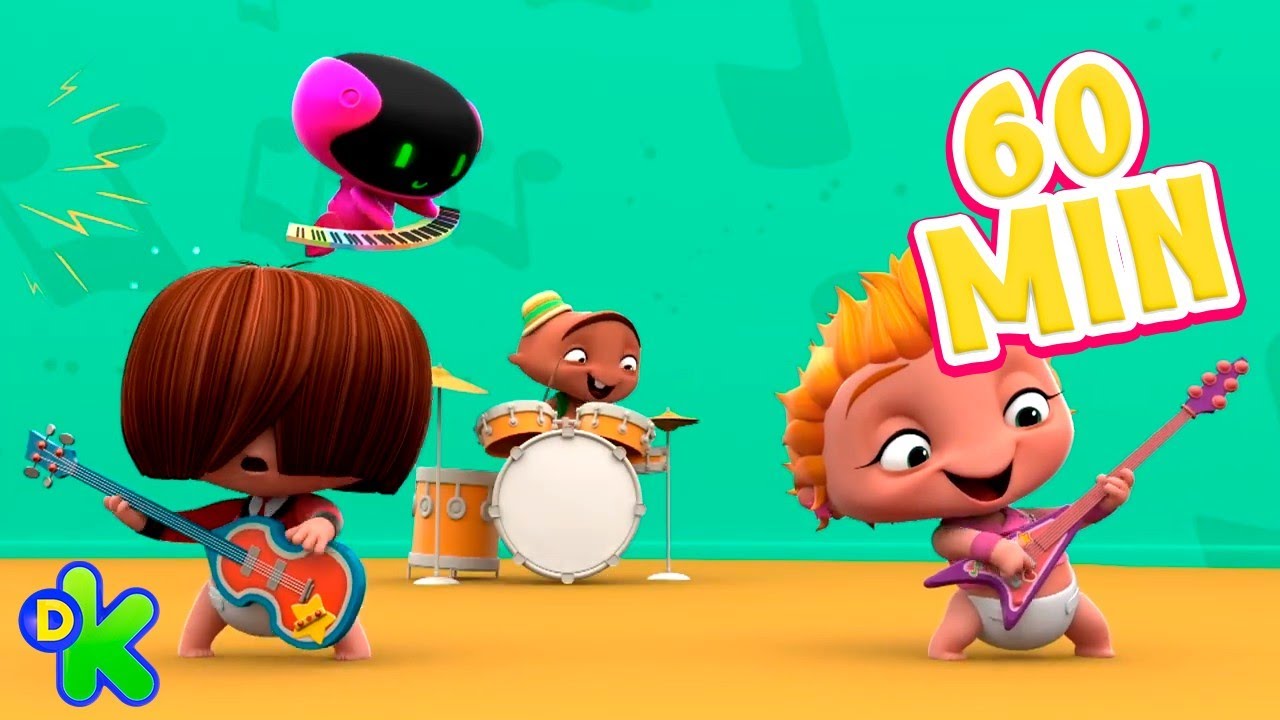 Cuando la música se mezcla con pañales… ¡pasa esto! | Mini Beat Power Rockers | DK Latinoamérica