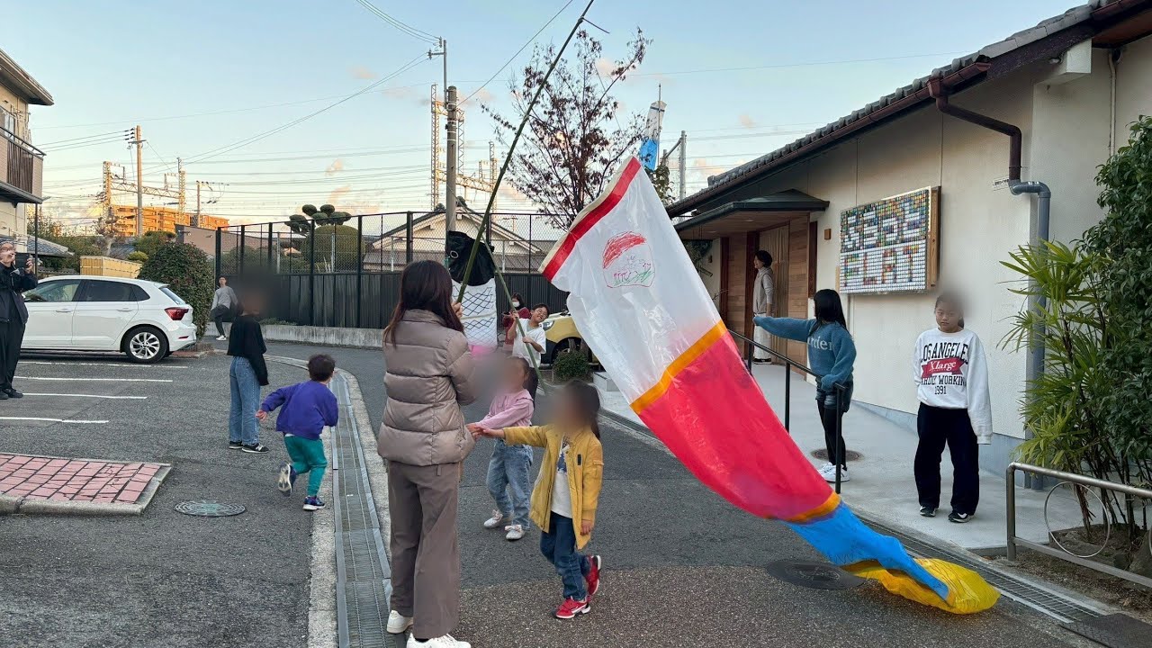 手づくりコイノボリ泳ぐ【岸城清明祭春ごと2026】
