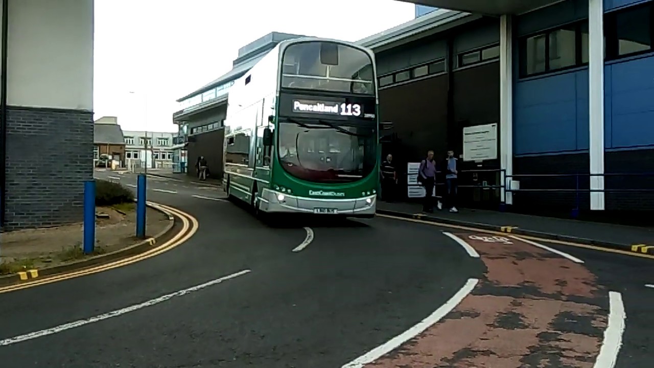 East Coast buses (gemini 2) leaving the Western General H