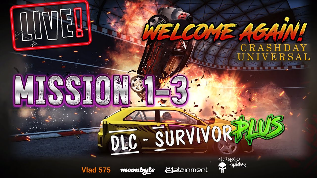 DLC - Выживший PLUS [RUS, ENG] / Crashday Redline Edition + CDU / ПРОХОЖДЕНИЕ ОТ АВТОРА #1