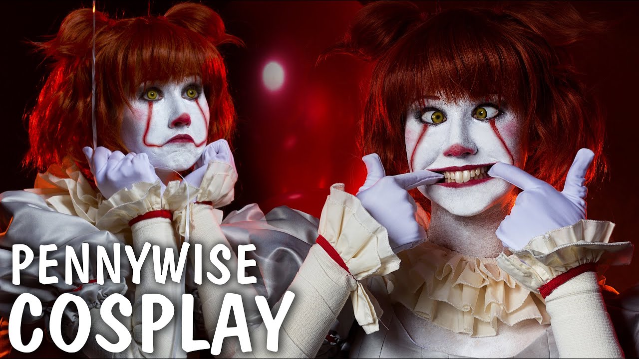 Стала ПЕННИВАЙЗОМ на Хэллоуин! Перевоплощение в Pennywise