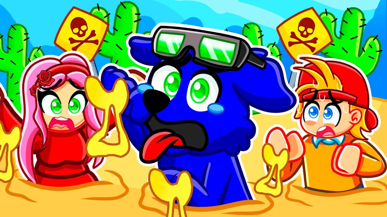 Me Convertí en PERRO en ARENAS MOVEDIZAS en Roblox!