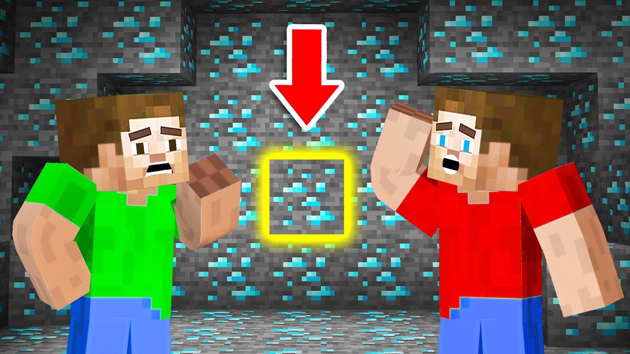 Minecraft BUT It’s FAKE DIAMONDS! (Search for real diamonds)