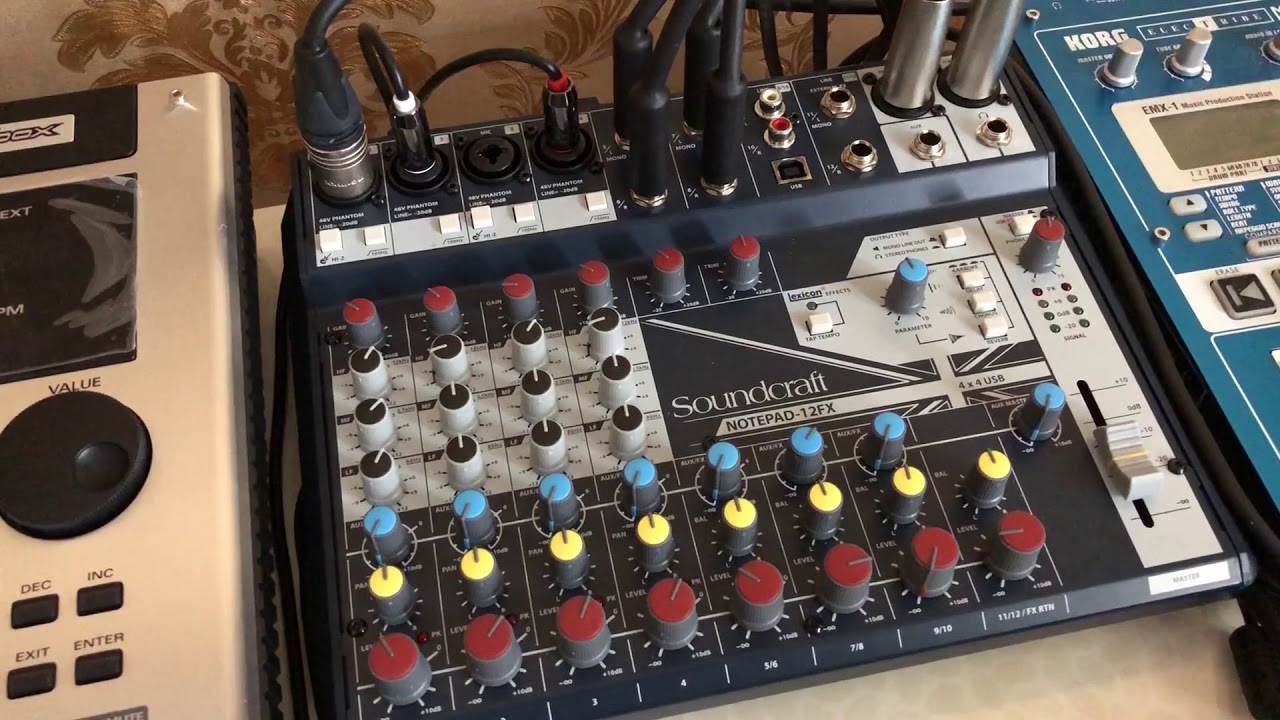 Totally Amateur Soundcraft Notepad 12FX Review. (This time with video editing!)