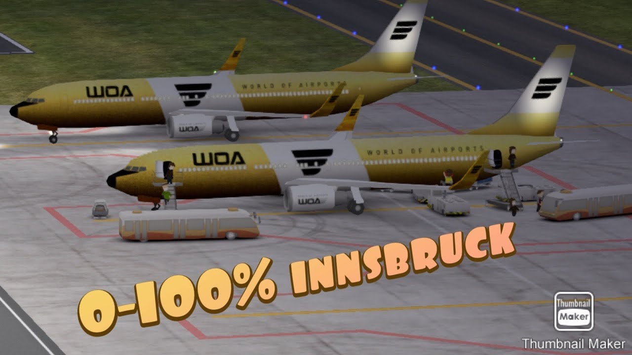 World of Airports- 0-100% Innsbruck Time Lapse