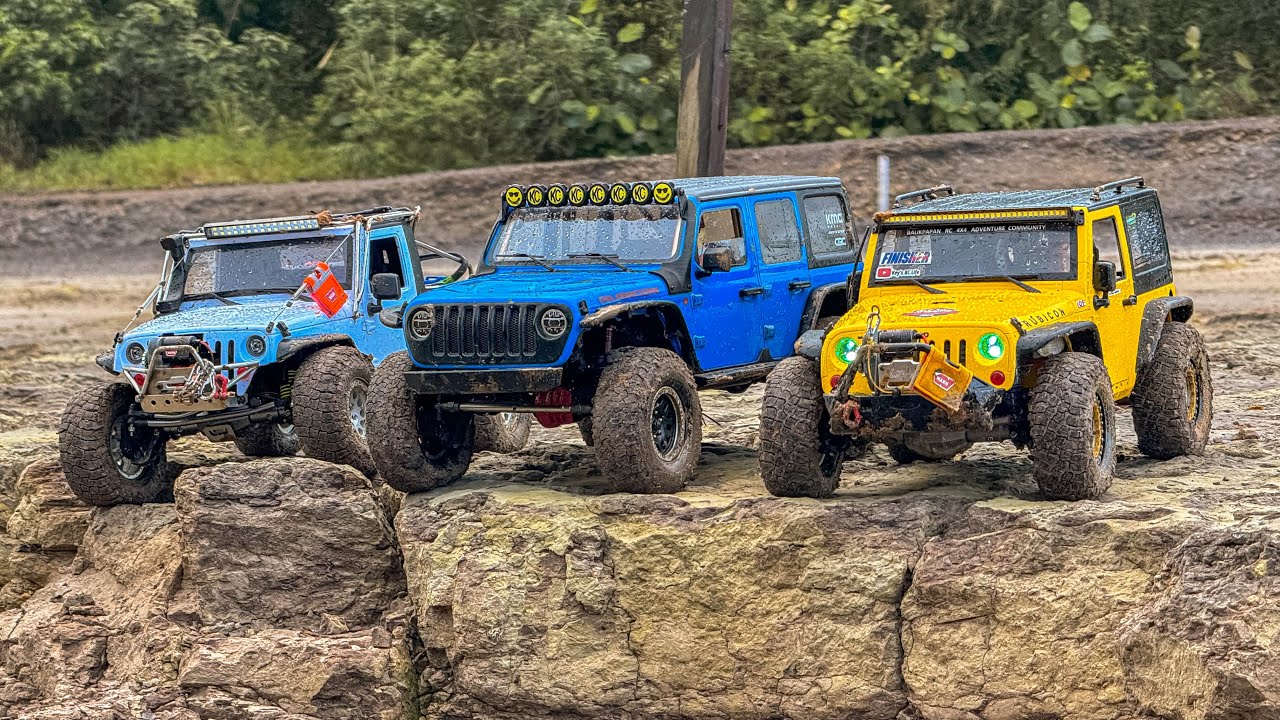 Offroad Trio Jeep JK & JL Wrangler Track BJBJ 1/10 Scale RC Balikpapan, Indonesia | SCX10