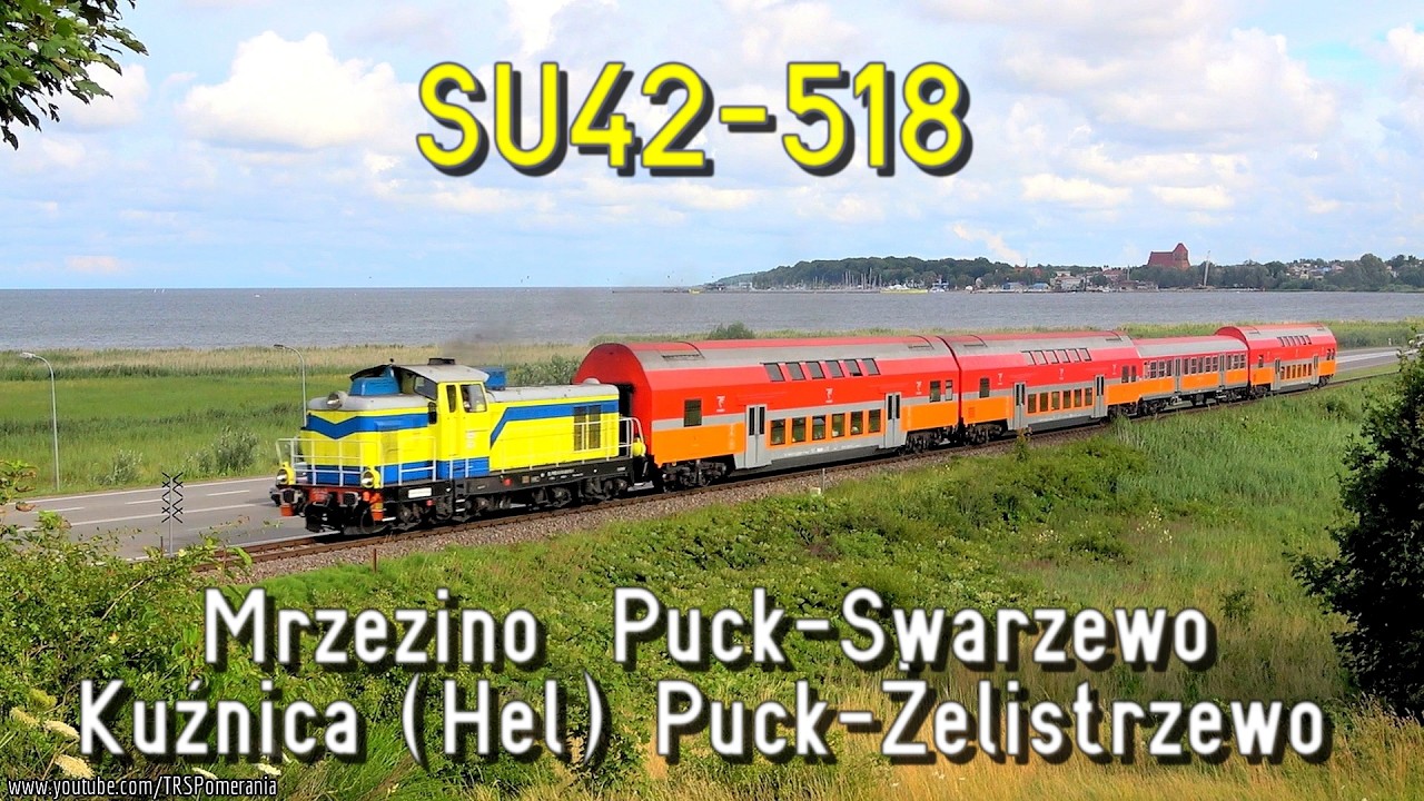 Powr&oacute;t klasyki: rasowy ż&oacute;łty Polsat SU42-518 na linii helskiej