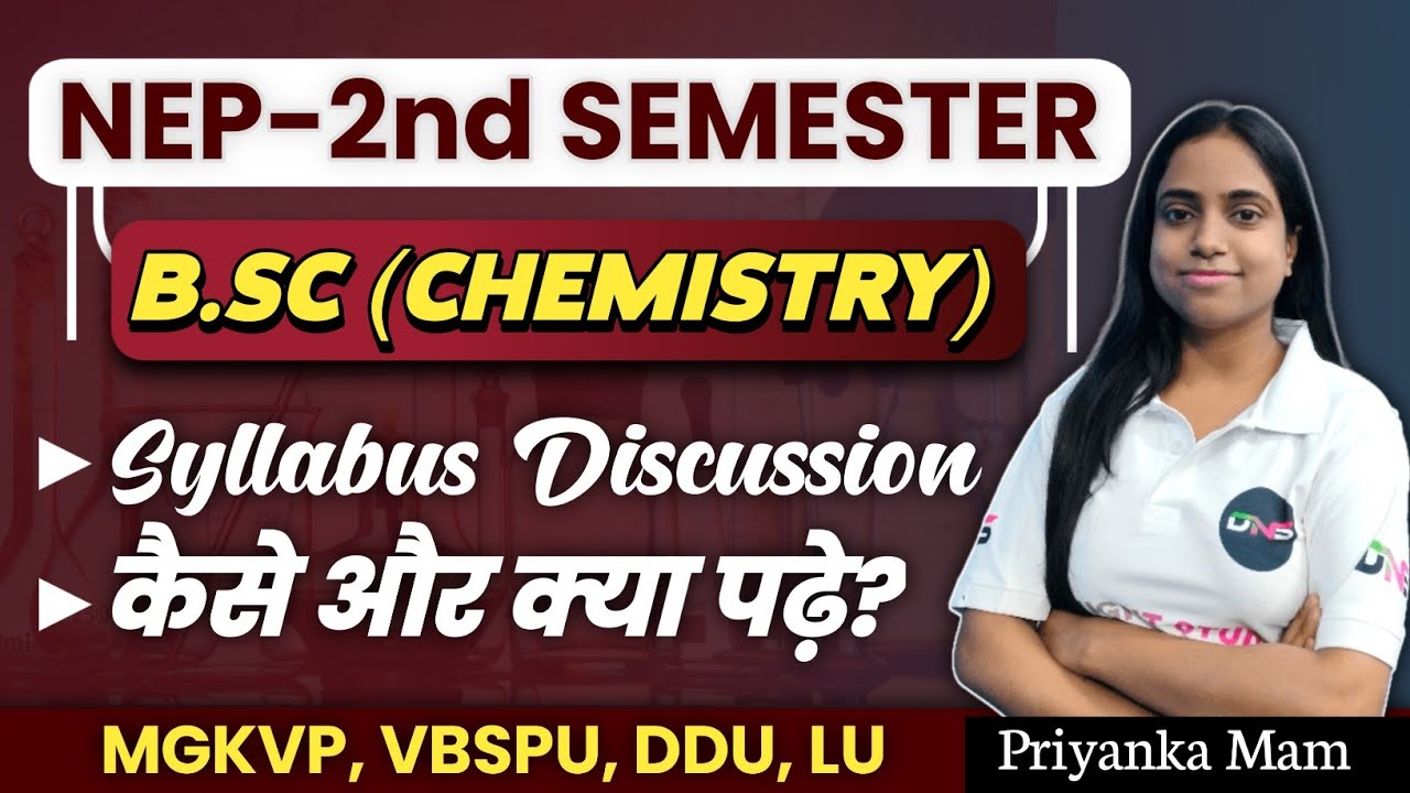 NEP-B.Sc 2nd Semester Chemistry Syllabus|B.Sc 2nd semester Chemistry Syllabus|