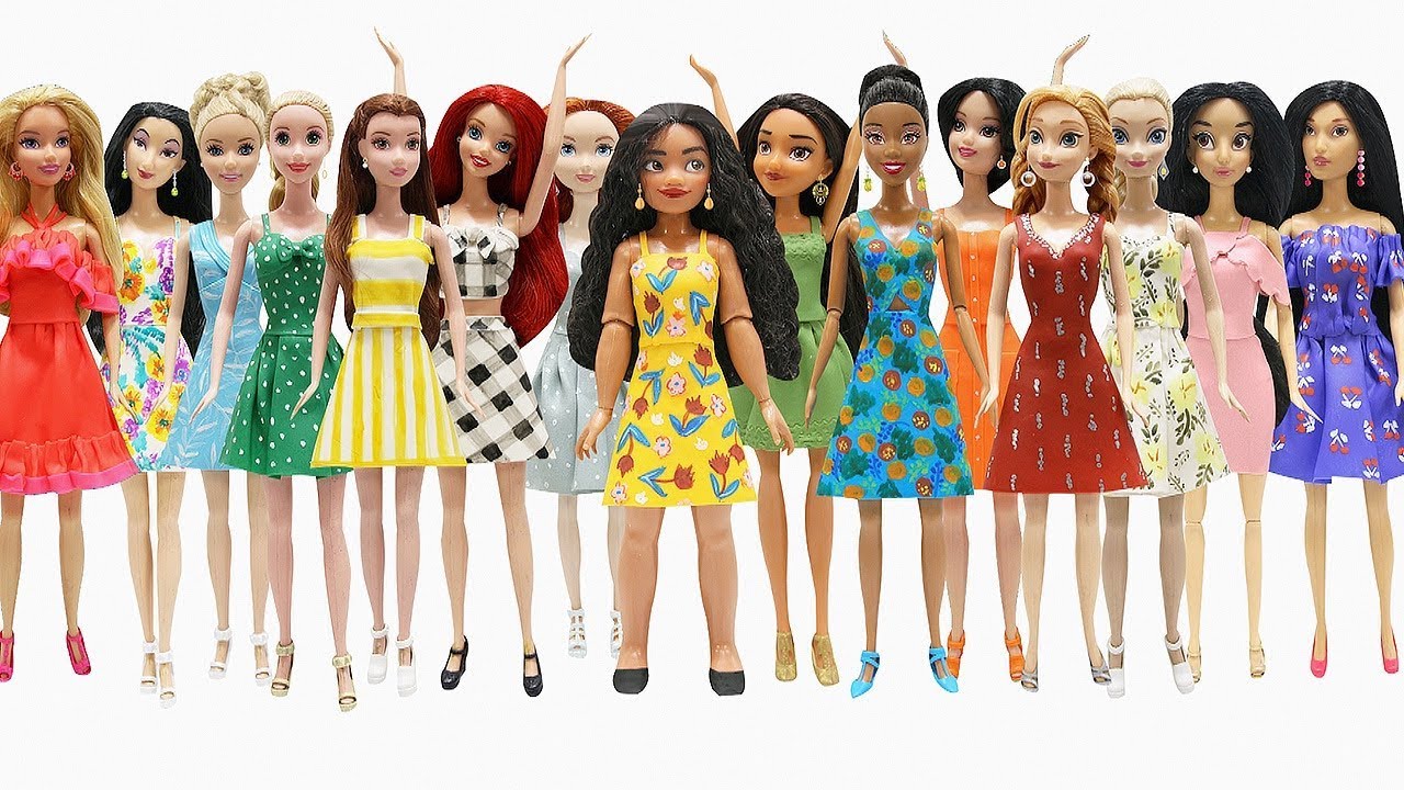 Play Doh Sundresses ALL Disney Princesses  Inspired Costumes