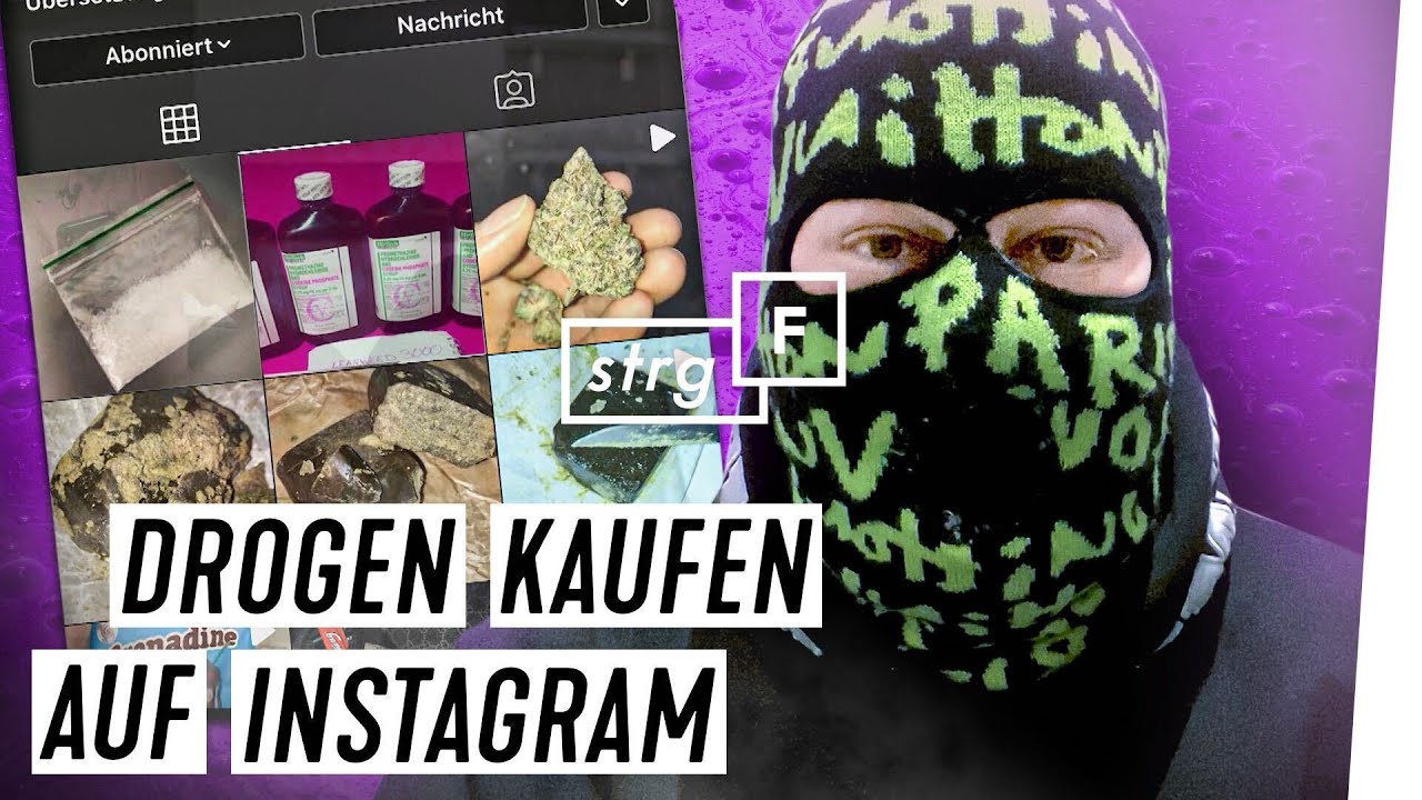 Gras, Lean, Ecstasy: Drogendeals auf Instagram | STRG_F