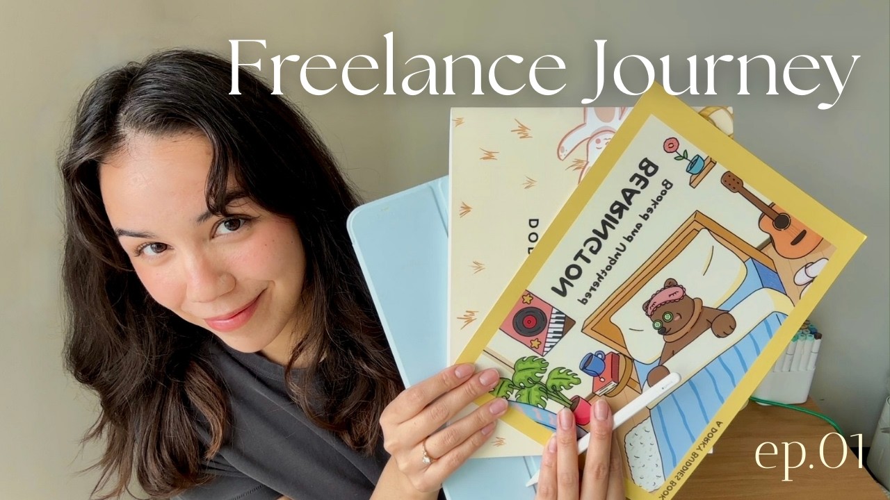 starting my freelance illustration journey (my plan + goals) 💫