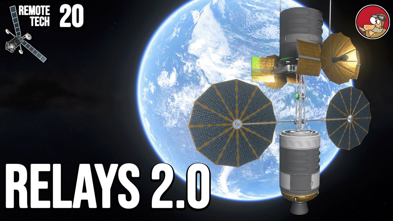 New RemoteTech relays launched - KSP 2025 Gameplay