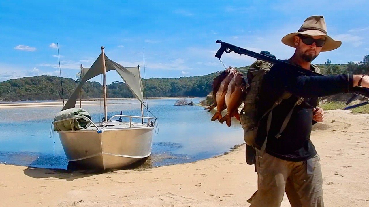 EXPLORE AND HARVEST..  South Coast Boat Camping Adventure..