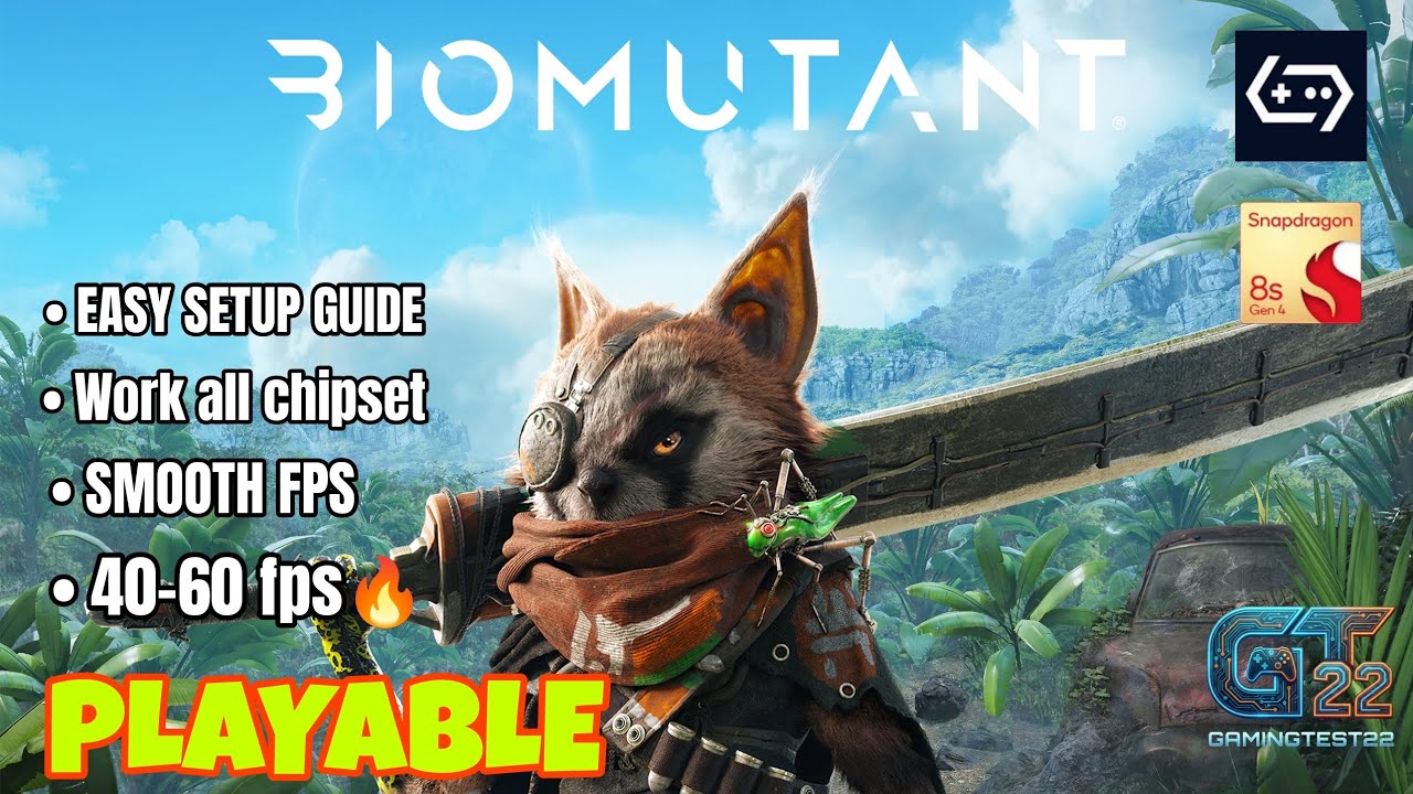 BIO MUTANT | TESTED ON POCO F7 🔥BEST SETTINGS GAMEHUB EMULATOR 🔥