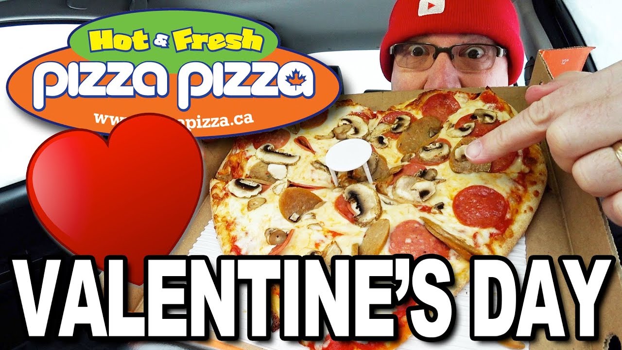 HEART SHAPED PIZZA for VALENTINE'S DAY