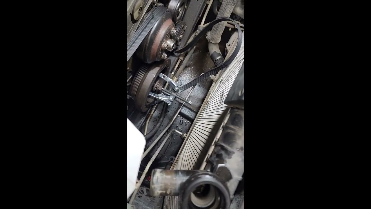 2006 Chevy Trailblazer harmonic balancer removal