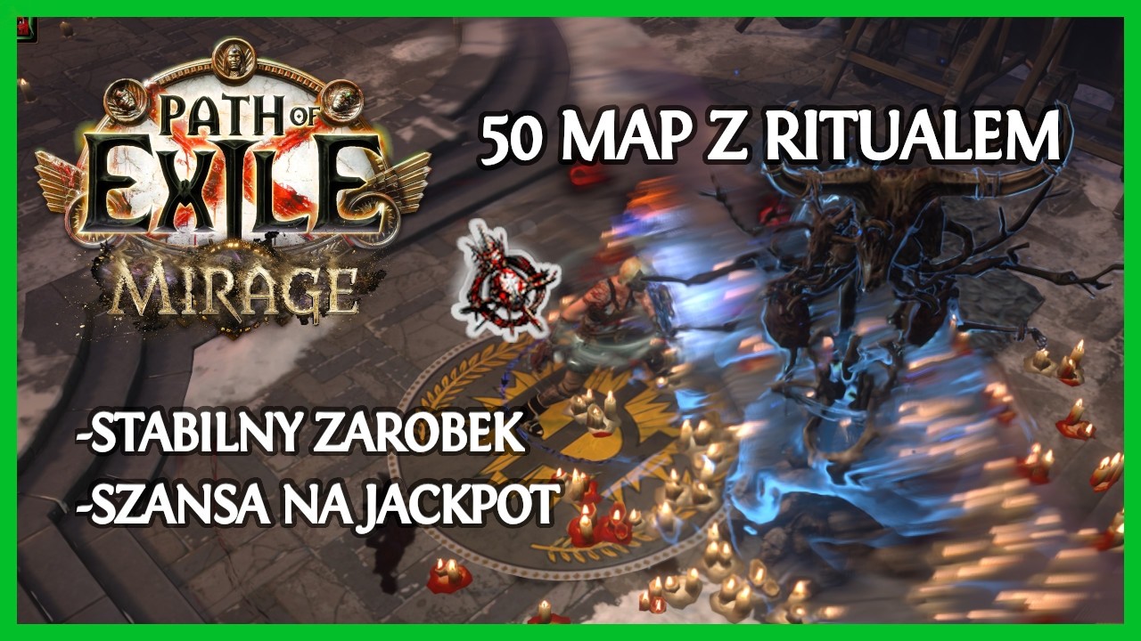 [PoE 3.28] 50 Map z Ritualem - Stały Zarobek bez Jackpota