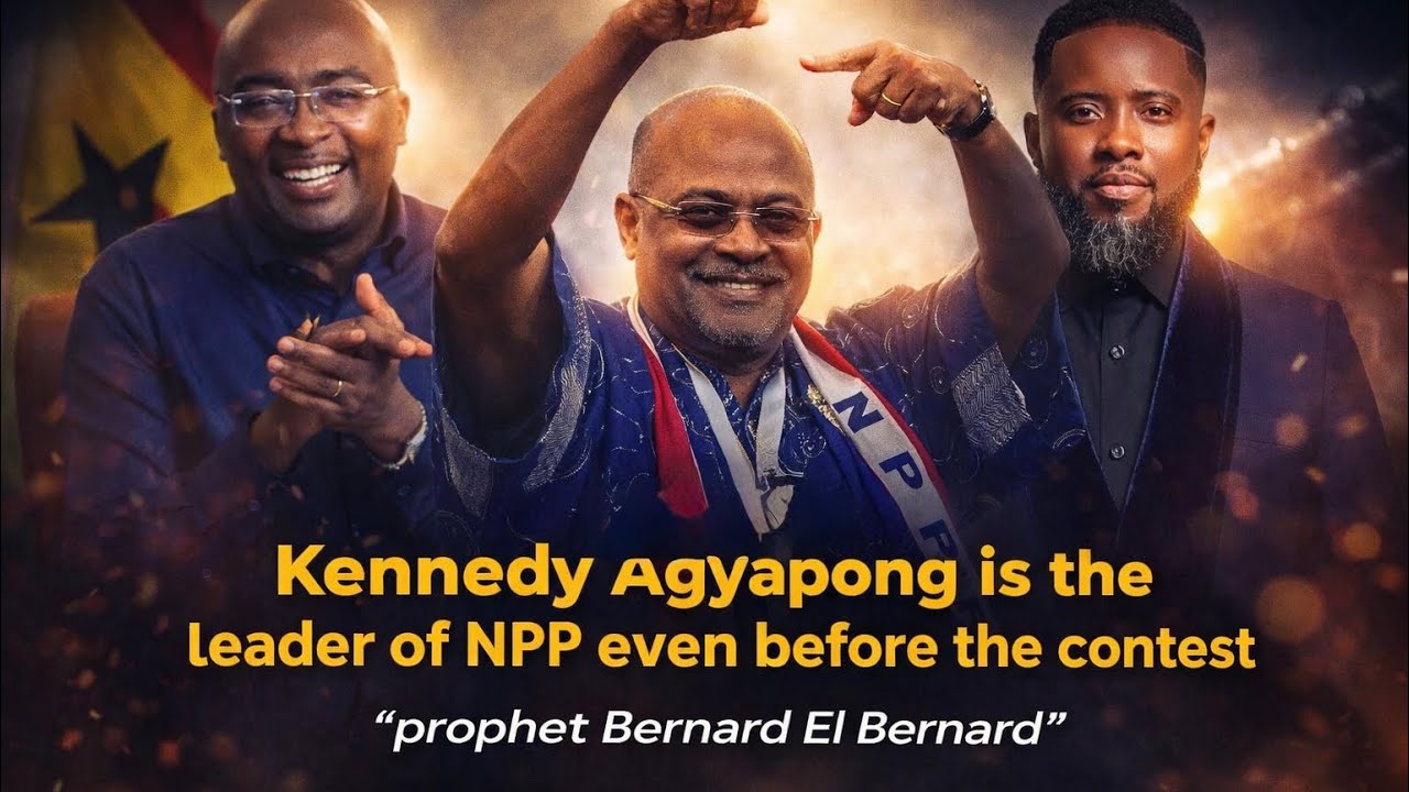 Kennedy Agyapong is the Leader of NPP even before the contest. “Prophet Bernard El Bernard”