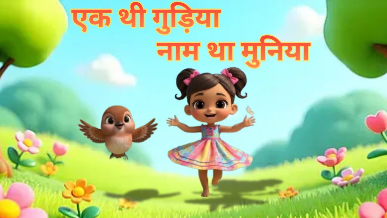 एक थी गुडिया नाम था मुनिया |  Ek thi Gudiya Naam tha Munia | Nurury Rhyme