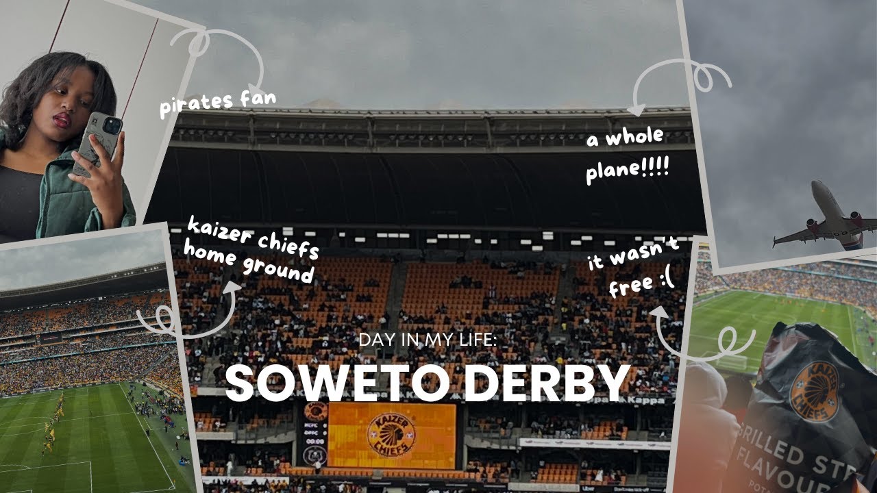 MATCHDAY VLOG | Kaizer Chiefs vs Orlando Pirates @ FNB Stadium!