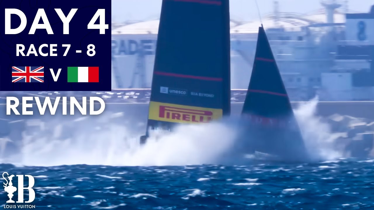 'We've Broken Everything!' | Louis Vuitton Cup Final Day 4 | 37th America's Cup Highlights Rewind