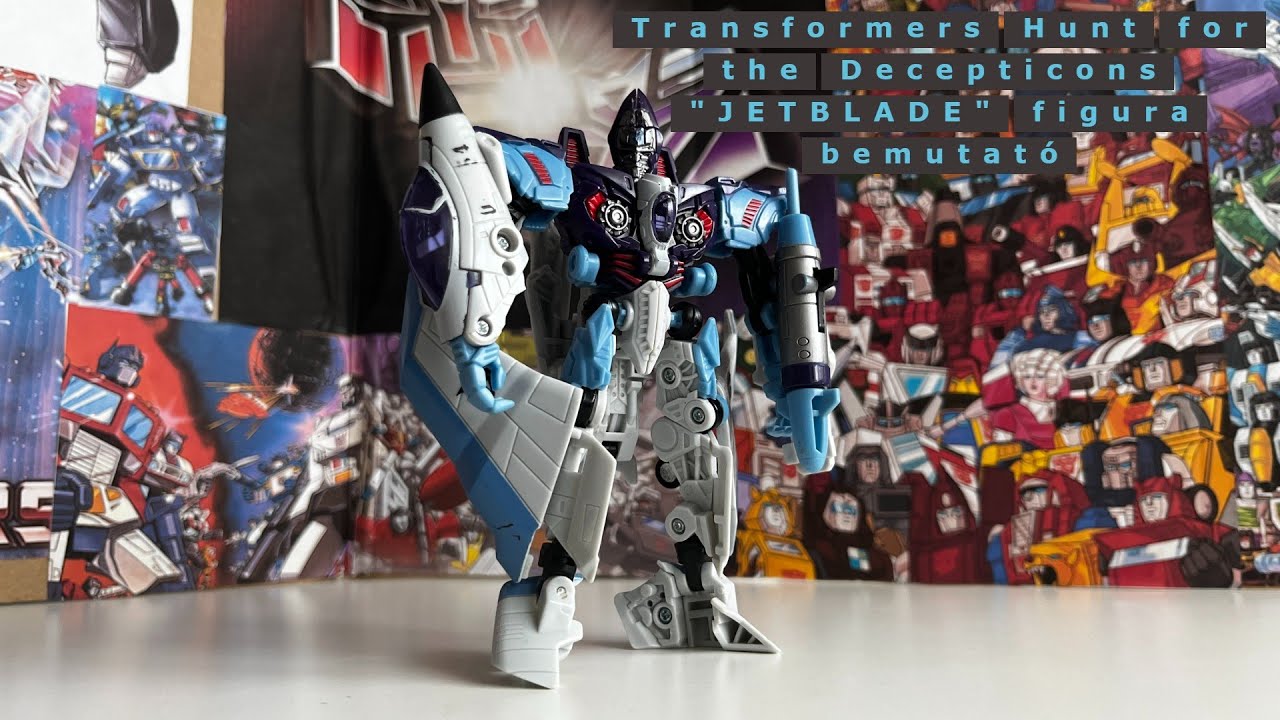 Transformers Hunt for the Decepticons "JETBLADE" figura bemutató