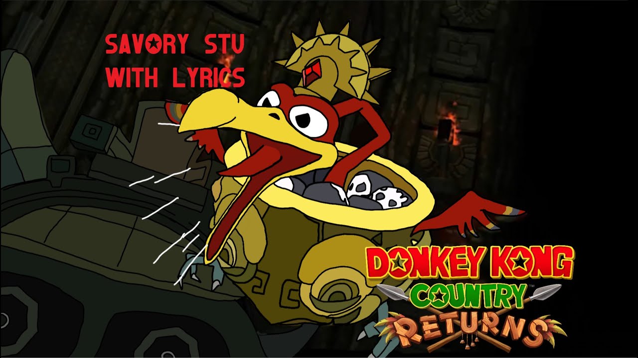 Savory Stu с текстом песни — кавер Donkey Kong Country Returns