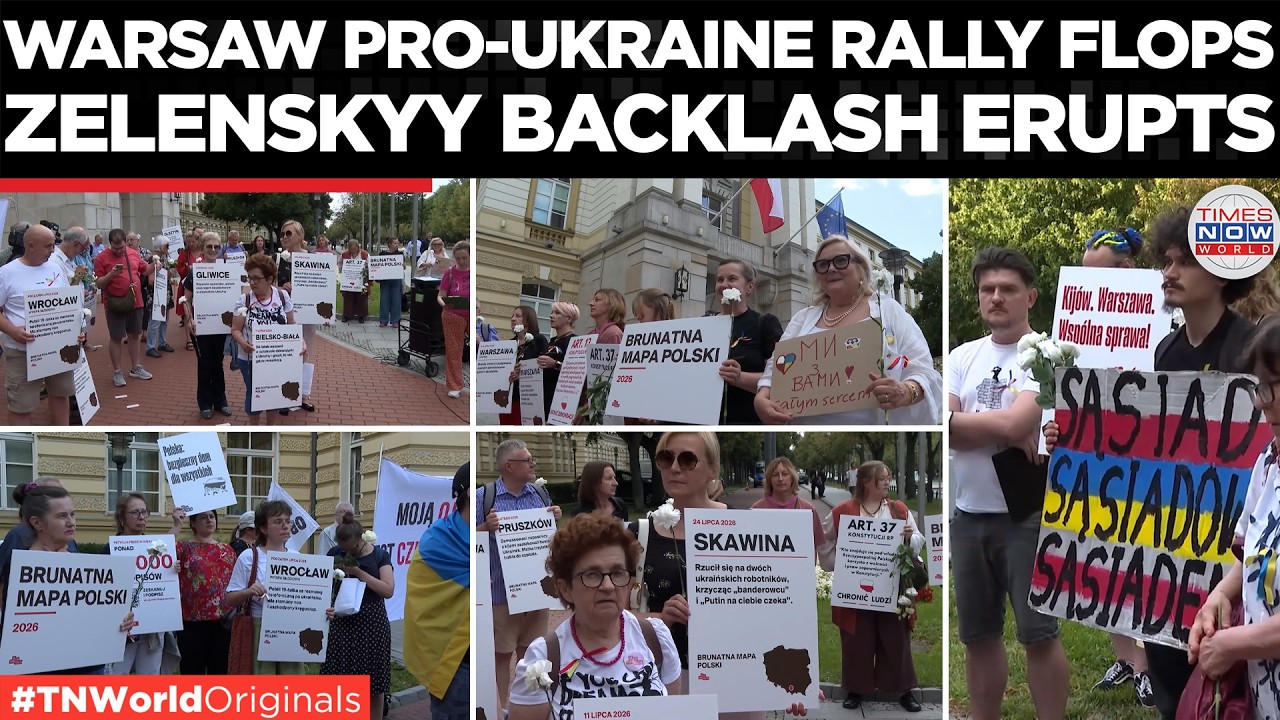 POLAND PROTEST: Warsaw Divided Over Ukraine as Pro-Ukraine Rally Draws Just Dozens