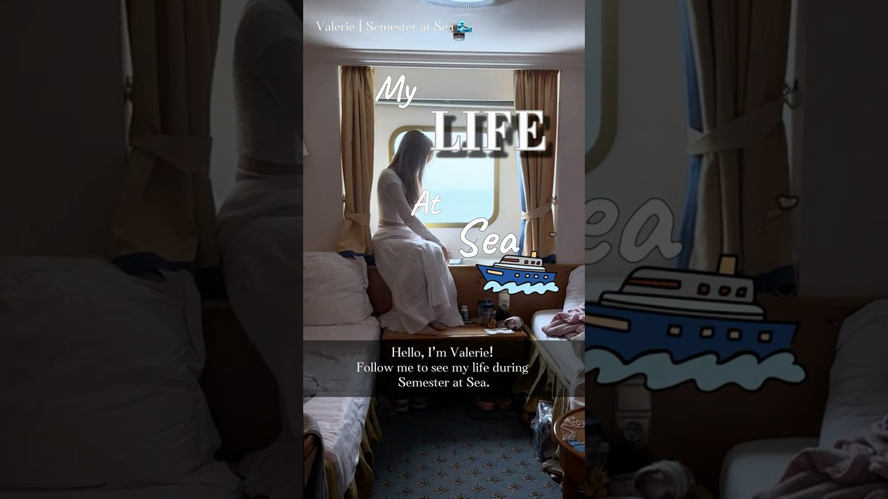 Study at sea? Yes, it’s possible! 🚢✨