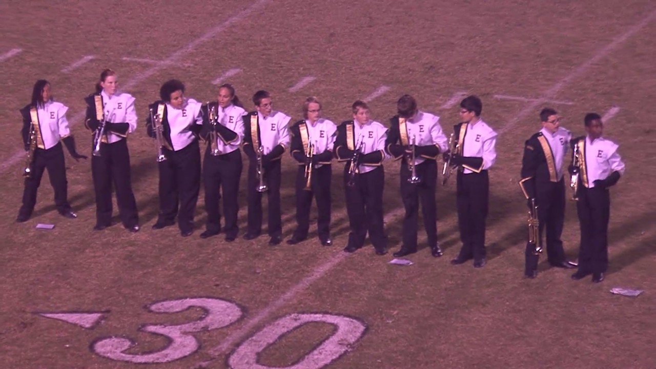 Evans Marching Band Plays at Halftime of the Lee County Game - November 11, 2016