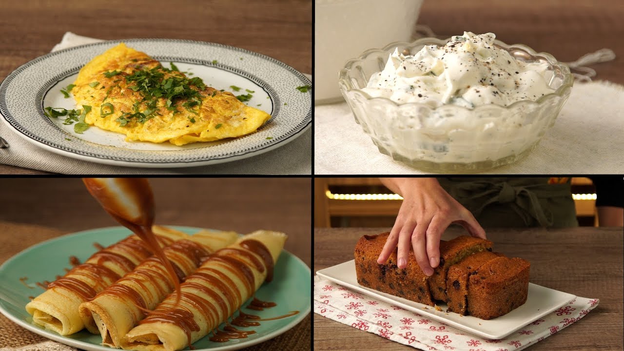 ¡4 Recetas para Principiantes! | Receta Rápida