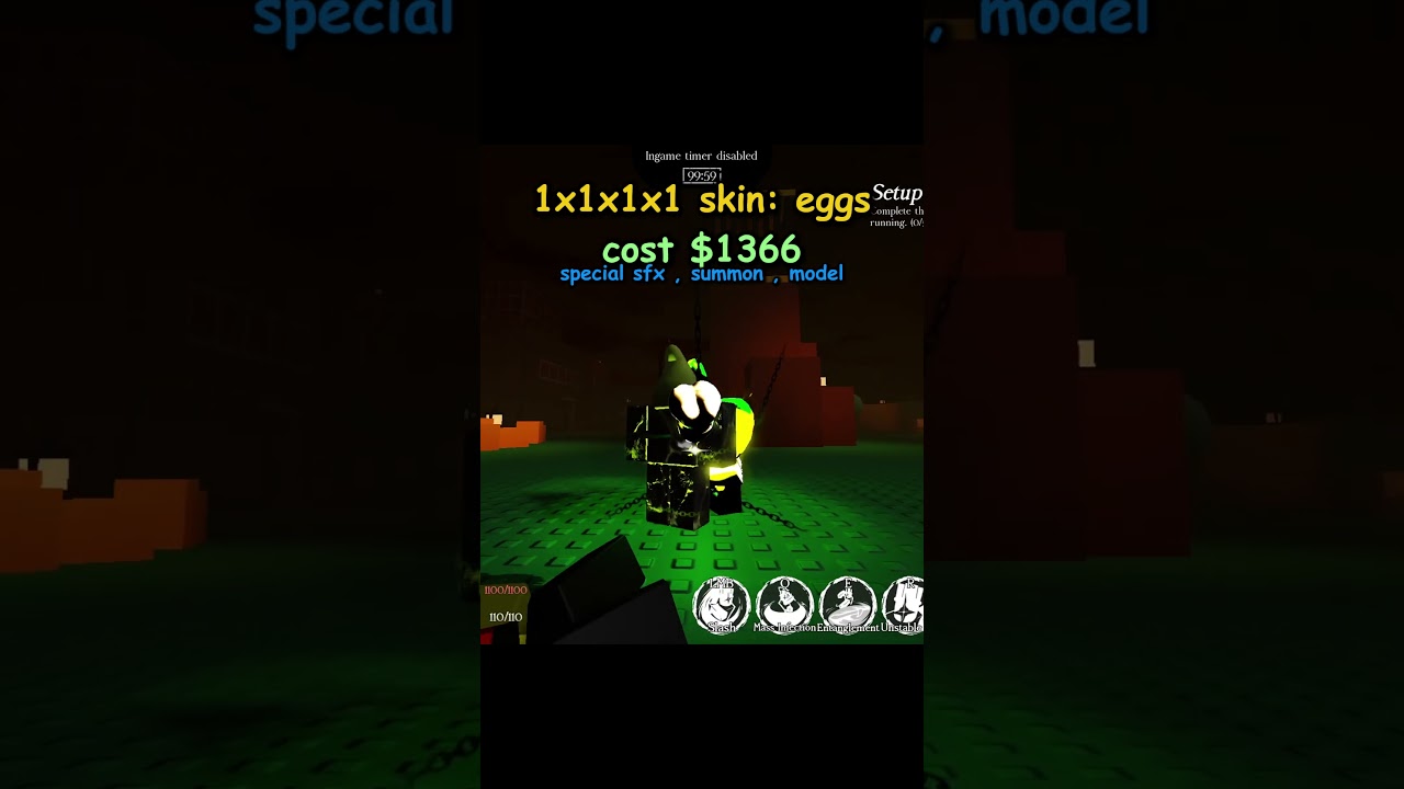 Forsaken april fools skin update! #forsaken #forsakenroblox #roblox #eggs #egg
