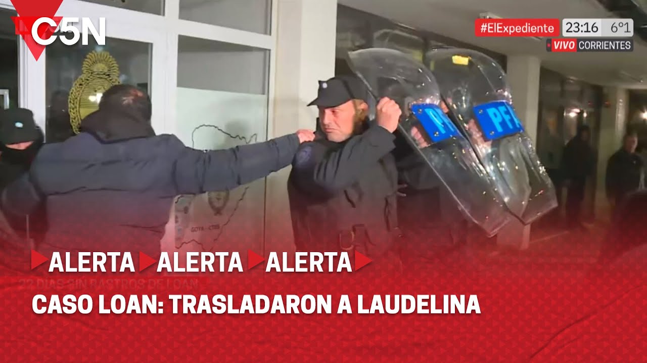 CASO LOAN: así TRASLADARON a LAUDELINA