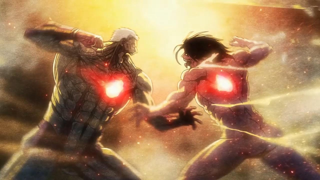 EREN Vs REINER - Attack on Titan AMV - Legends Never Die