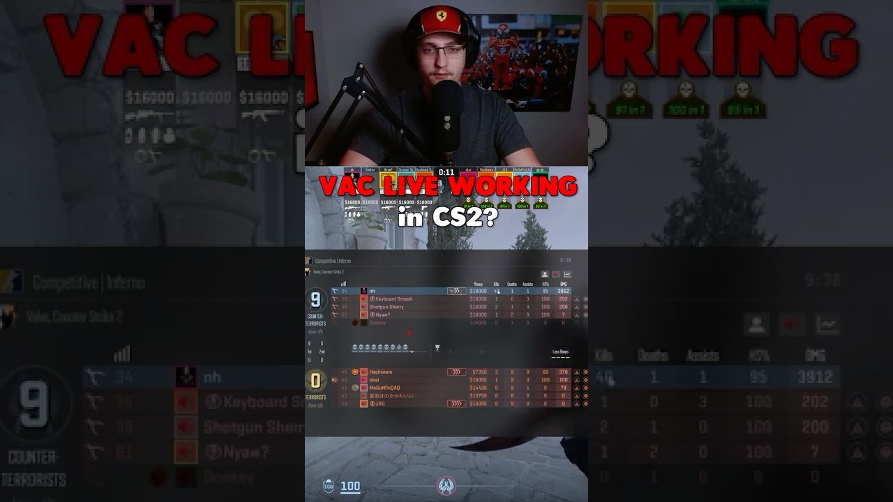 VAC Live РАБОТАЕТ в CS2? #cs2