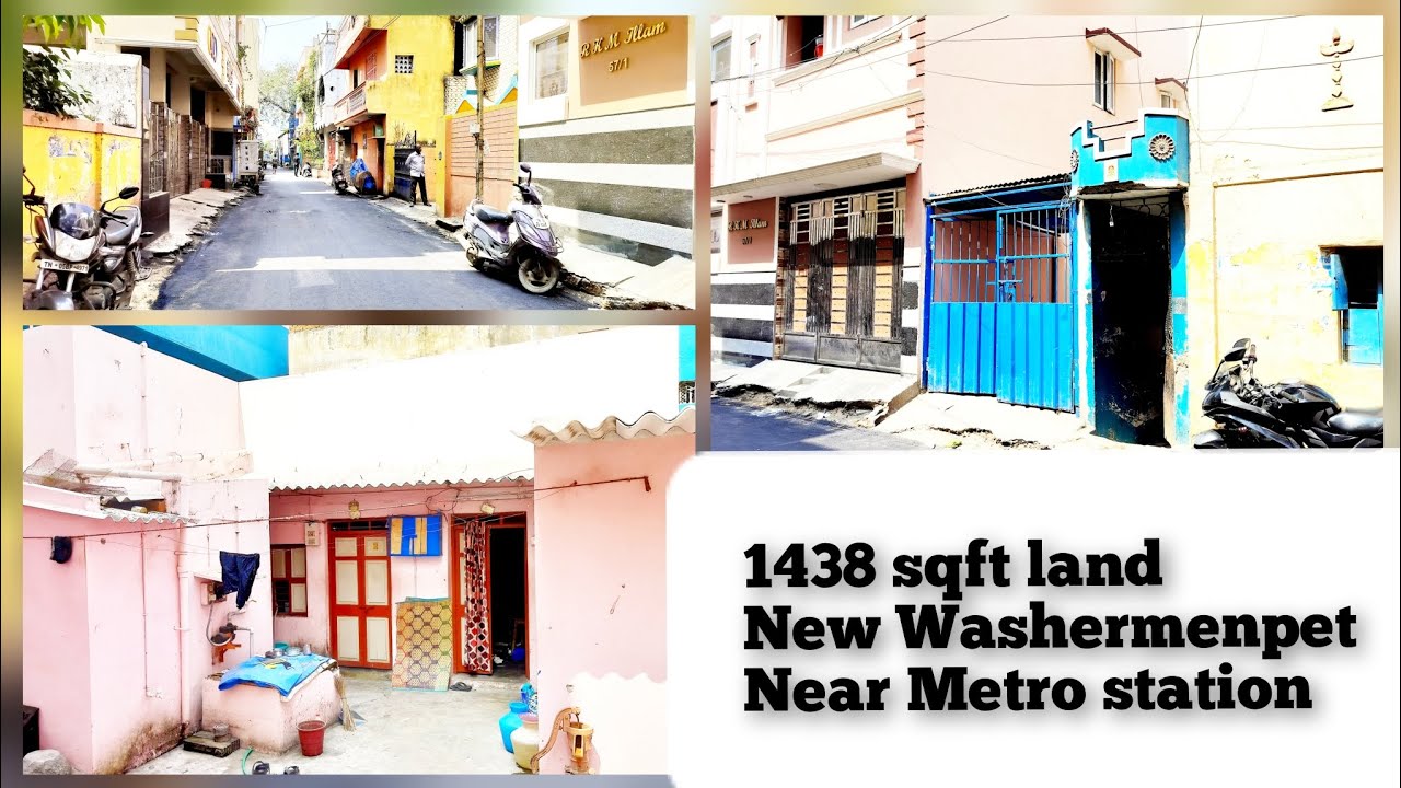 House 🏠 for Sale in New Washermenpet, Chennai   🆔825  