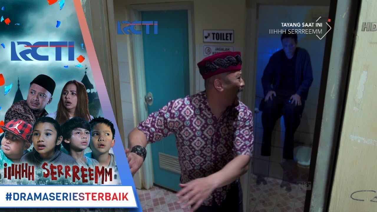 IH SEREM - Haha Pak RT Panik Ketemu Hantu Tanpa Kaki Di Kamar Mandi [10 Januari 2018]