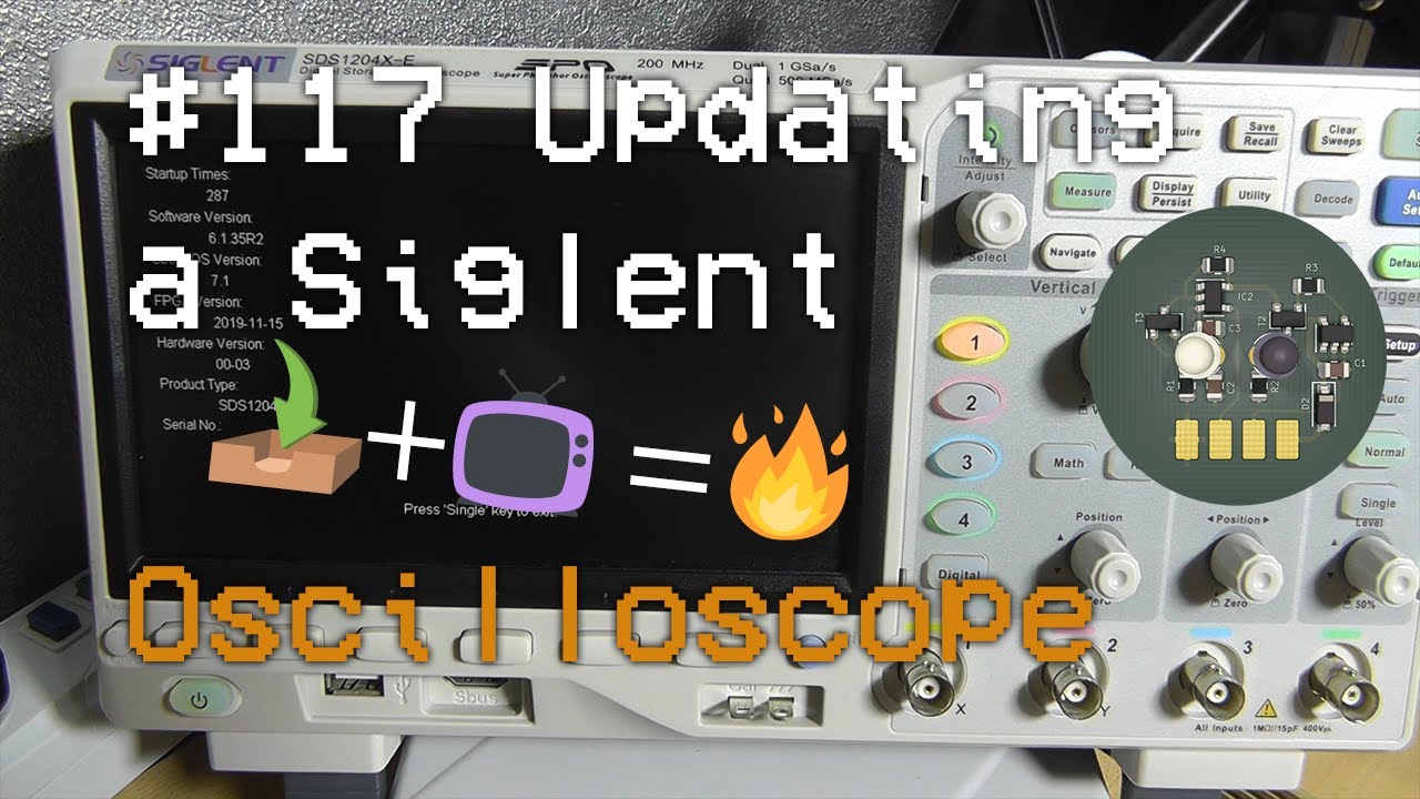 #117 Обновление осциллографа Siglent