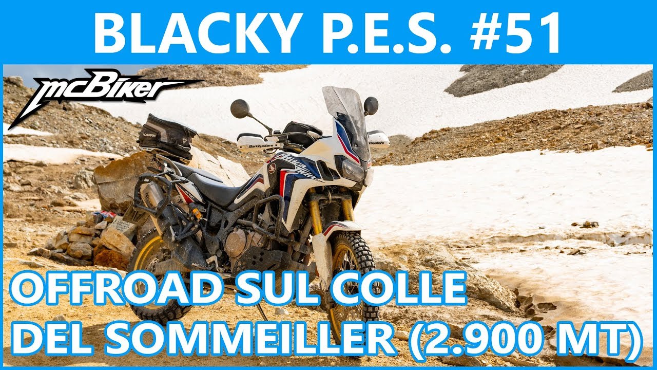 AFRICA TWIN OFFROAD IN THE COLLE DEL SOMMEILLER | BLACKY PES #51