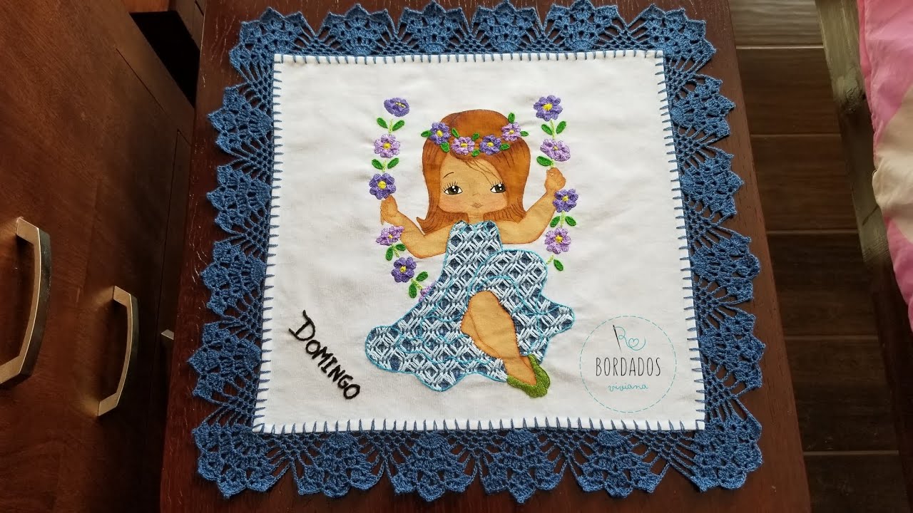 Diseño Niña Flor Campana Terminado (Semanario Domingo)