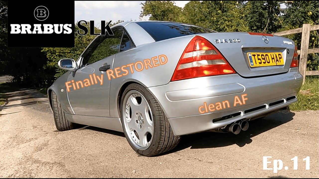 Final Build up of my Mercedes BRABUS SLK project car Ep11