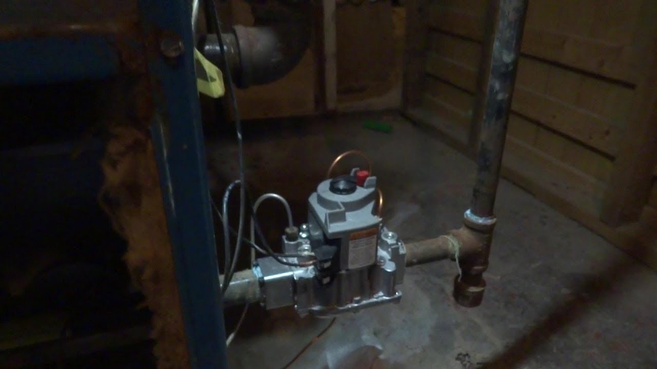 gas boiler bad honeywell gas valve replaced