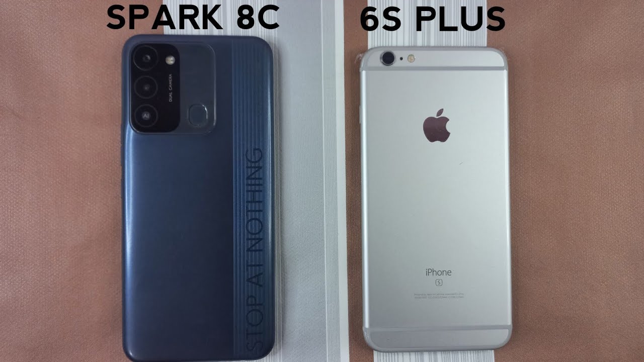 Tecno Spark 8C Vs Iphone 6S Plus | SPEED TEST
