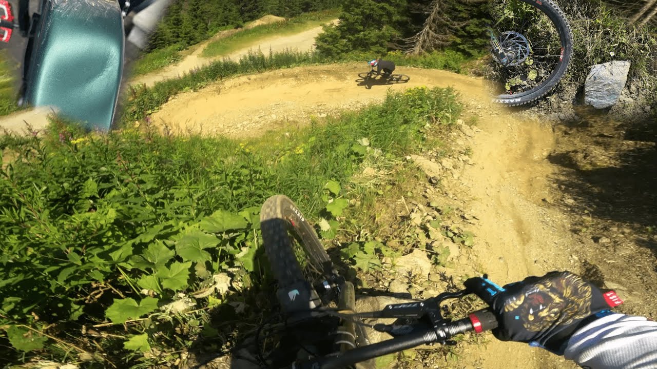 Bikepark Schladming Pro Downhill /  crash ➕ Rahmen Zerstörung