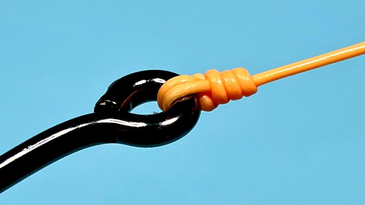 IMPROVED Trilene Knot | How to tie a strong fishing knot for hook