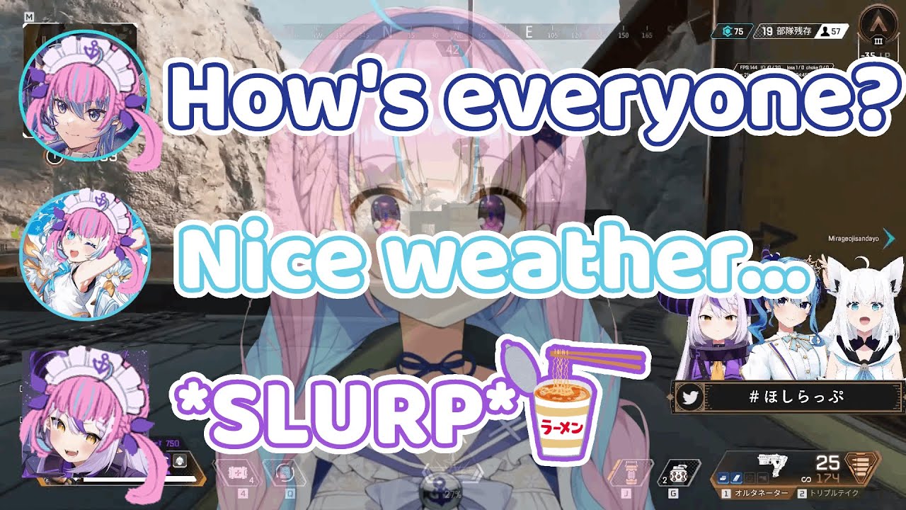 Suisei, Fubuki, and Laplus bring out their inner Aqua【Hololive/ENG Sub】