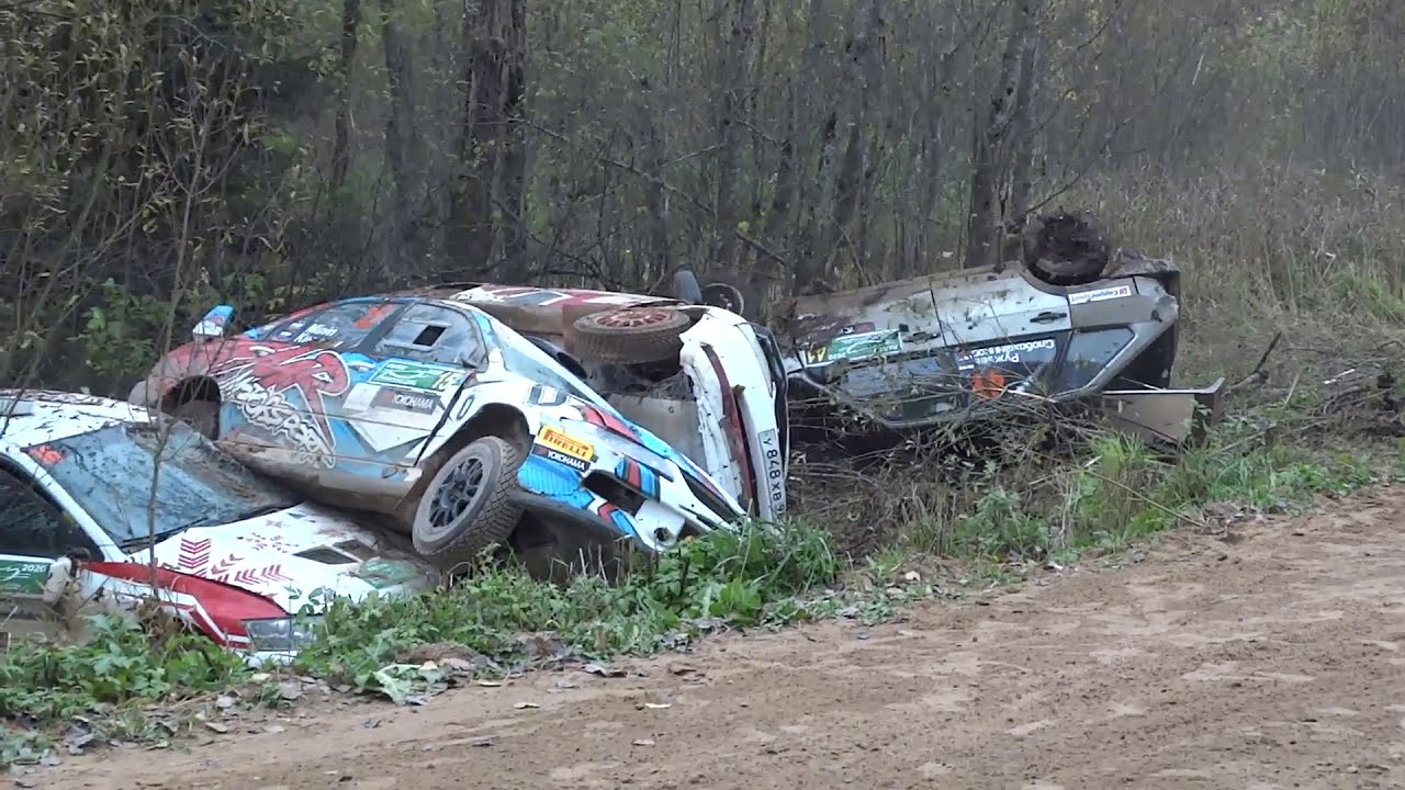 СУ-5. Сходы: один поворот - шесть машин. Ралли 