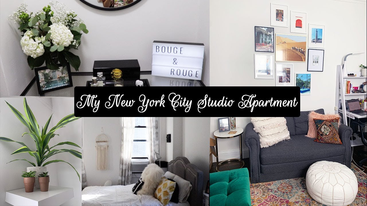 My NYC Studio Apartment Tour 2020 | Moroccan & Parisian Inspired Style