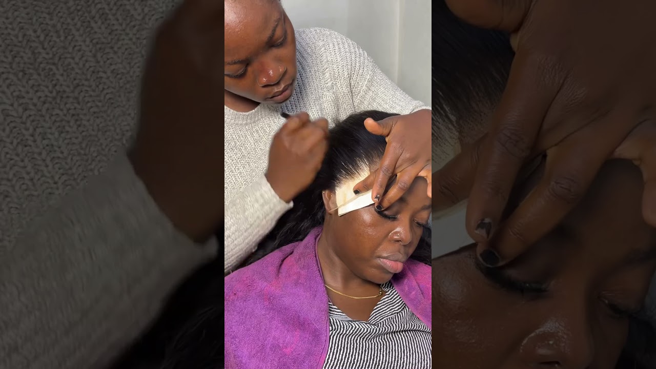 Easy lace plucking hack | Frontal install ❤️